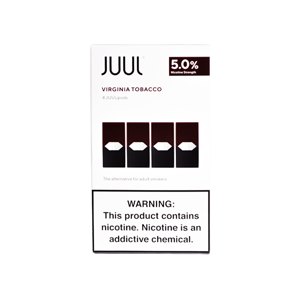 JUUL® Virginia Tobacco 5% 4 Pod Pack - USA - Premium Vape
