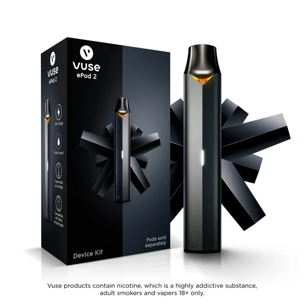 Vuse EPOD 2 Vape Device Kit BLACK - Premium Vape NZ
